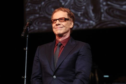 FRANCE, Paris: American composer Danny Elfman performs on the stage of the Grand Rex, in Paris, during the show Danny Elfman's music from the films of Tim Burton, on October 10, 2015.