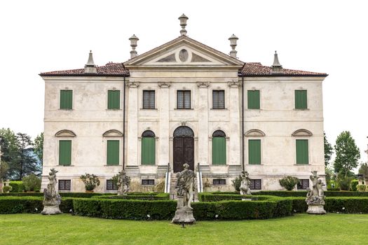 VICENZA, ITALY - MAY 13: Villa Cordellina Lombardi, built in 18th century on a design by architect Giorgio Massari on Wednesday, May 13, 2015.