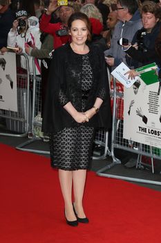 UNITED KINGDOM, London: Olivia Colman attends a screening of The Lobster during the BFI London Film Festival at Vue West in London on October 13, 2015. 