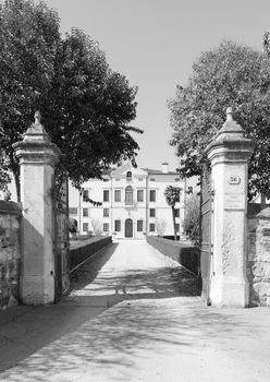 VERONA, ITALY - MARCH 29: Villa Bongiovanni open for a wedding fair on Verona Saturday, March 29, 2015. It was built in a neoclassical style in the eighteenth century by the Bongiovanni family.