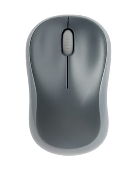 Computer mouse on isolated white background, close up view
