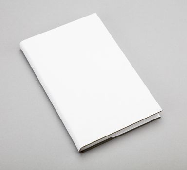 Blank book with white cover