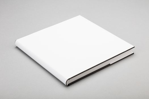 Blank book with white cover