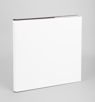 Blank book with white cover