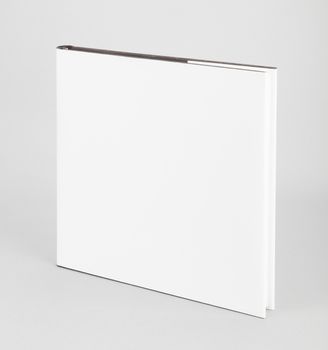 Blank book with white cover