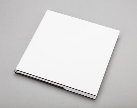 Blank book with white cover