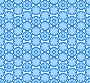 background abstract blue snow flake winter pattern