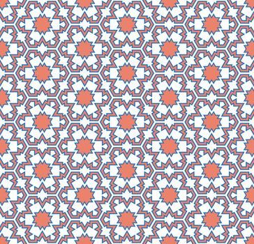 pink snowflake winter and New Year background pattern