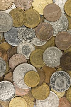 old European coins before the introduction of the Euro
