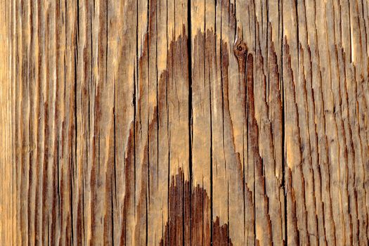 Close-up view of wooden background in vintage weathered style