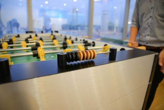 Table football - focus to score mark