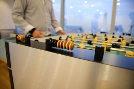 Table football - focus to score mark