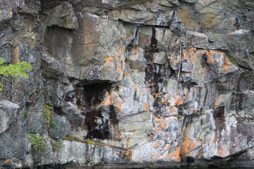 Lang Lake rock wall part of Ontario shield