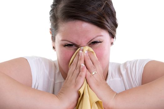 Blowing your nose too hard can cause bleeding and brain damage