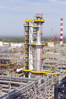 Industrial of refinery tower for making gasoline