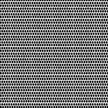 black dot on white background hand drawn pattern