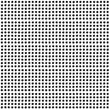 black dot on white background hand drawn pattern