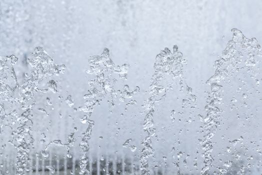 Fountain detail, high speed to freeze motion