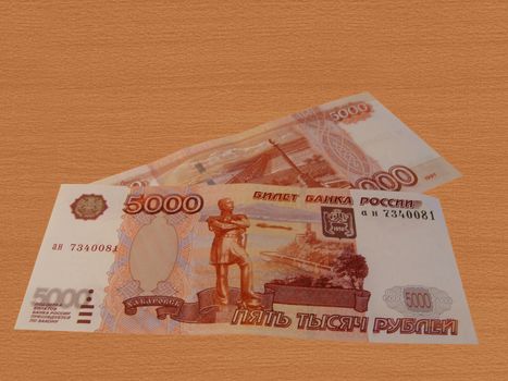 Russian money 5000 rubles