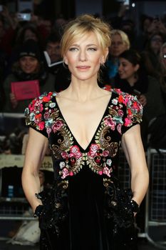 UNITED KINGDOM, London: Cate Blanchett attends a screening of Truth during the BFI London Film Festival at Odeon Leicester Square on October 17, 2015. 