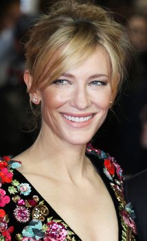 UNITED KINGDOM, London: Cate Blanchett attends a screening of Truth during the BFI London Film Festival at Odeon Leicester Square on October 17, 2015.