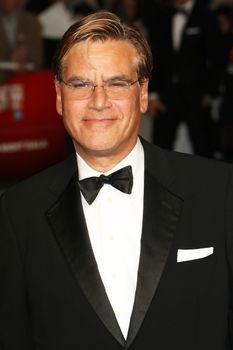 UNITED KINGDOM, London: Aaron Sorkin attends a screening of Steve Jobs on the closing night of the BFI London Film Festival at Odeon Leicester Square on October 18, 2015. 