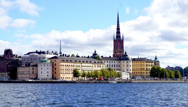 Landscape of Stockholm oldtown city, Sweden