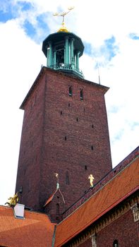 Cityhal tower in Stockholm, Sweden