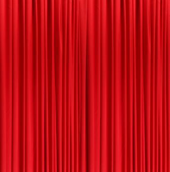 red silk curtain background