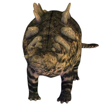 Crichtonsaurus was a heavily armored Ankylosaur that lived in the Cretaceous Period of China.