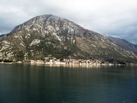 Silence of the Bay in Adriatic Sea in wintertime