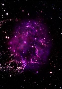 Small part of an infinite star field of space in the Universe. "Elements of this image furnished by NASA".