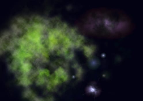 Star field in space a nebulae and a gas congestion. "Elements of this image furnished by NASA".
