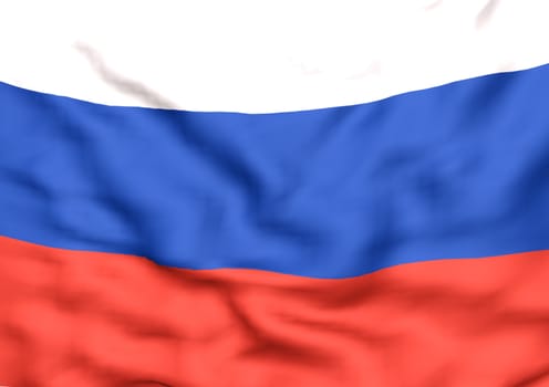 Image of a waving flag of Russia