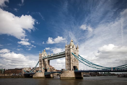 Tower Bridge in London, UK