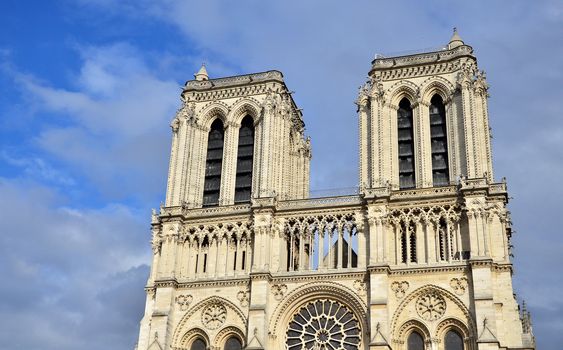 Notre Dame Cathedral in Paris, France