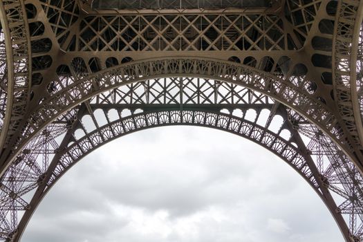 Pattern of  Eiffel Tower in Paris, France