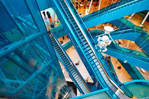 MALMO, SWEDEN - SEPTEMBER 13: Emporia Shopping Center on September 13, 2013 in Malmo. Luxury shopping mall designed by architect Gert Wingardh's Studio.