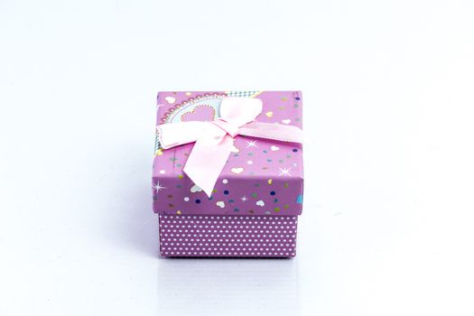 gift box isolated on white background, colorful gifts box.