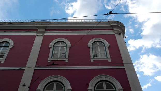 Detail of some windows, Lisbon, Portugal