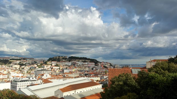 View over the capital city of Portugal, Lisbon