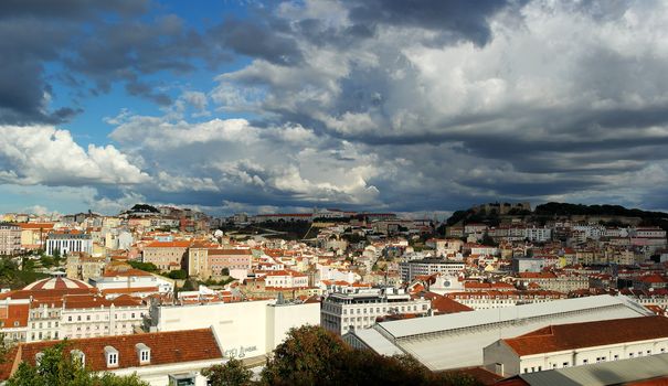 View over the capital city of Portugal, Lisbon