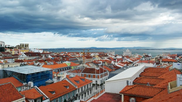 View over the capital city of Portugal, Lisbon