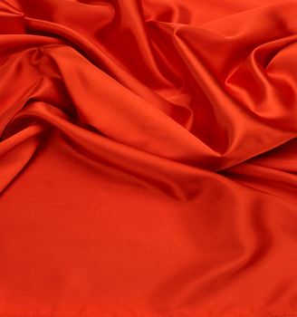 red silk fabric background