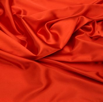 red silk fabric background