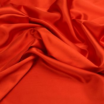 red silk fabric background