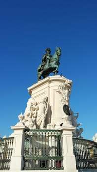 Statue of King Joseph, Lisbon, Portugal