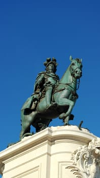 Statue of King Joseph, Lisbon, Portugal