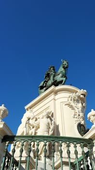 Statue of King Joseph, Lisbon, Portugal