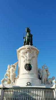 Statue of King Joseph, Lisbon, Portugal